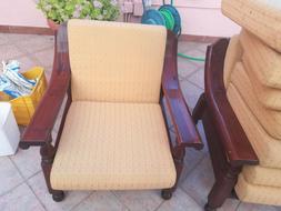 In Legno 3 Posti + Due Poltrone