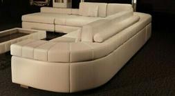 In Pelle Con Usb 3+2 + 1 Posti Rifiniture Design Ad Angolo I