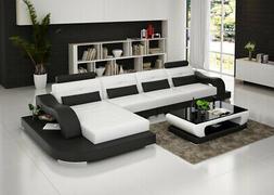 In Pelle Usb + Led Interni Casa Ad Angolo Rifiniture Design 