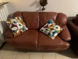 In Pelle Vera Marrone 2 3 Posti