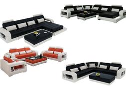 Interni Casa Xxl Divano In Pelle Con Ottomano Osti H2209