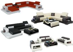 Interni Casa Xxl Divano In Pelle Con Ottomano Osti G8006