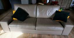 Kivik Pelle Beige 3 Posti