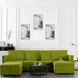 Letto A 4 Posti In Tessuto Verde