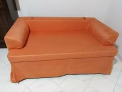 Letto Alcantara Colore Arancio Dondi Salotti Una Piazza E Me