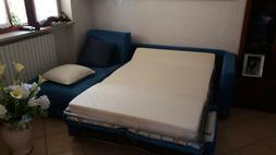 Letto Angolare&nbsp; Chatodax Azzurro 240x170 Usato Pochissimo