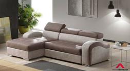 divano letto angolare con chaise longue dx