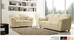 Letto Imbottito 2 Posti E 3 Posti In Ecopelle Pelle Salotto 