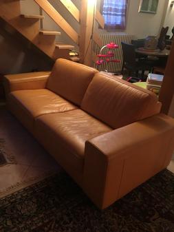 Letto Natuzzi 3 Posti In Pelle Colore Giallo