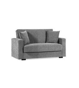 Letto Nora 2 Posti Grigio -  Dimensioni L. 160 X H. 83 X P. 