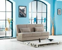 Letto Prontoletto Contenitore 190x64x90hcm Beige Cosy