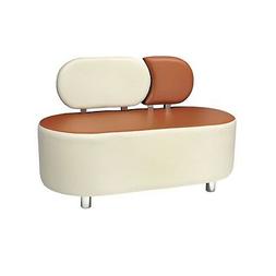 Moderno Divanetto 2 Posti In Ecopelle Colore A Scelta Colora