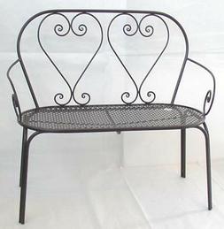 Panchina Panca Friendly 2 Posti Ferro Battuto Cm.100 Arredo 