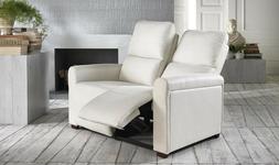 Relax 2 Posti Arturo  Con Rivestimento In Lino Bianco Ecr&ugrave;