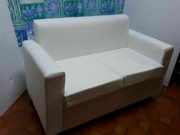 Sofa' 2 Posti Eco Pelle Poltrona Relax Divanetto Cucina Came