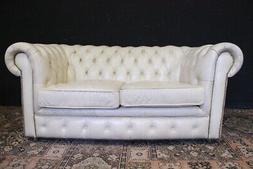 / Sofa / Due Posti /  Originale Chesterfield Chester / Pelle