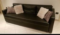 Tre Posti&nbsp; In Pelle Nero Bomstad