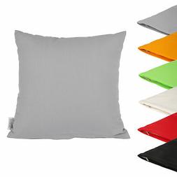 Federa Cotone Copricuscino Cuscini Chiusura Lampo Arredo