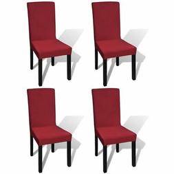 Fodera Elastica per Sedie 4 pz. Bordeaux L0A9