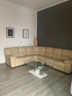 Grande Ad Angolo, Colore Beige In Buone Condizioni 6 Persone