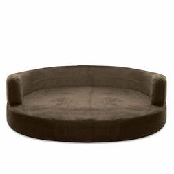 Letto Tondo Extra Large Per Cani Marrone Xl