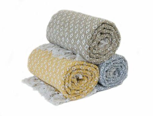 100 percent cotone tessuto diamante geometrico scandi