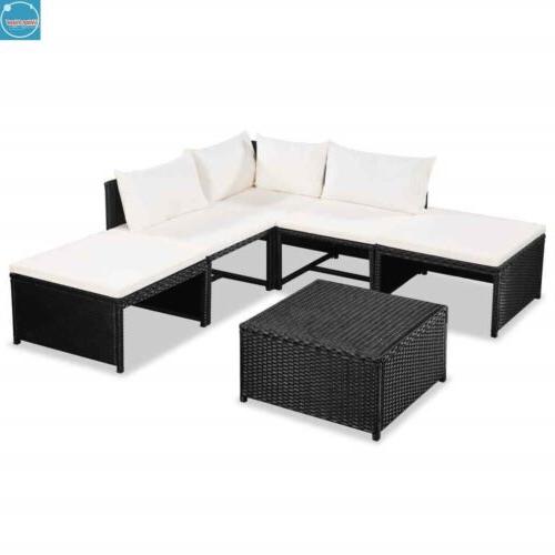 15 pz giardino polirattan set set di