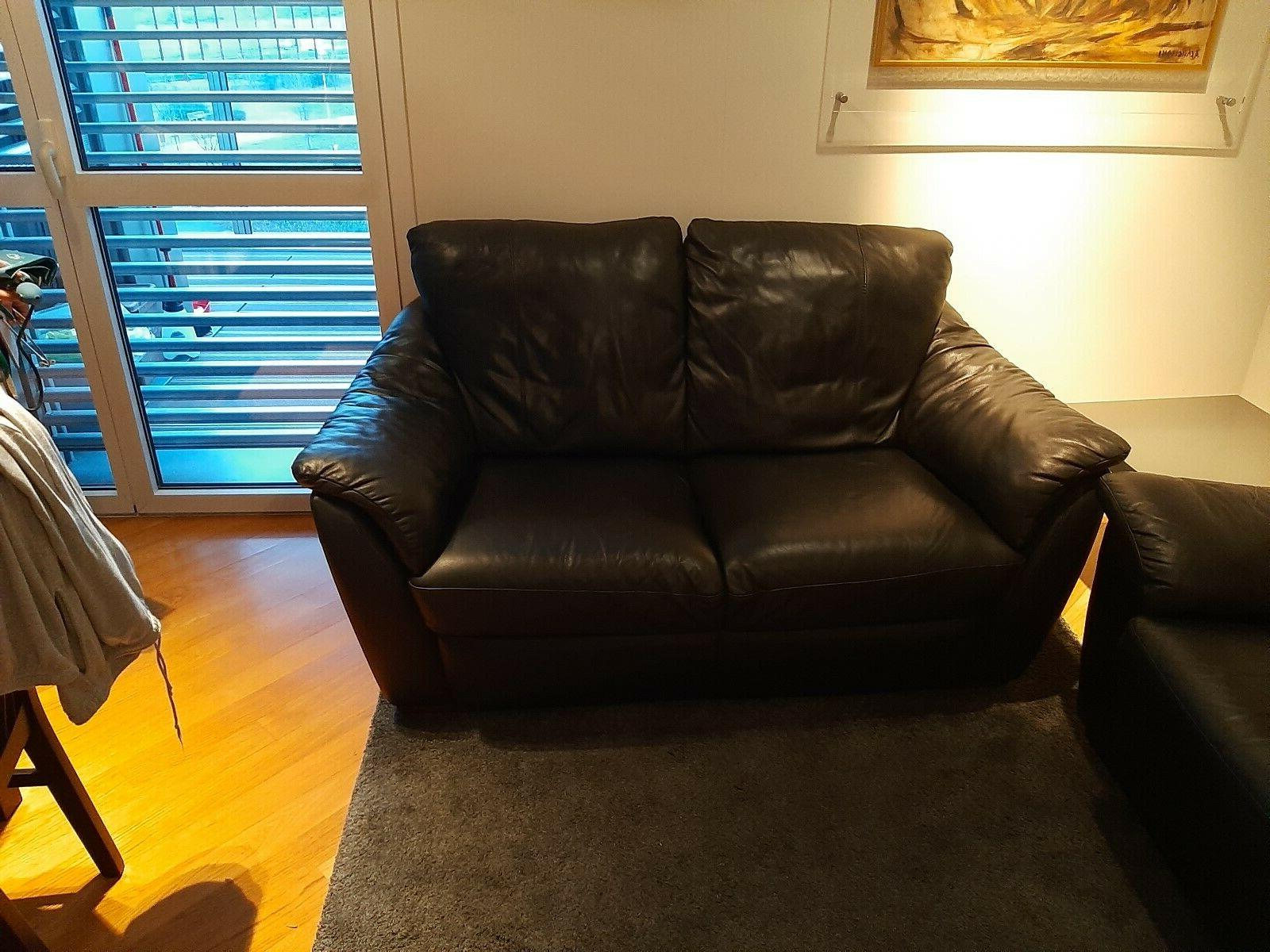 174x92x93cm divano a 2 posti in pelle