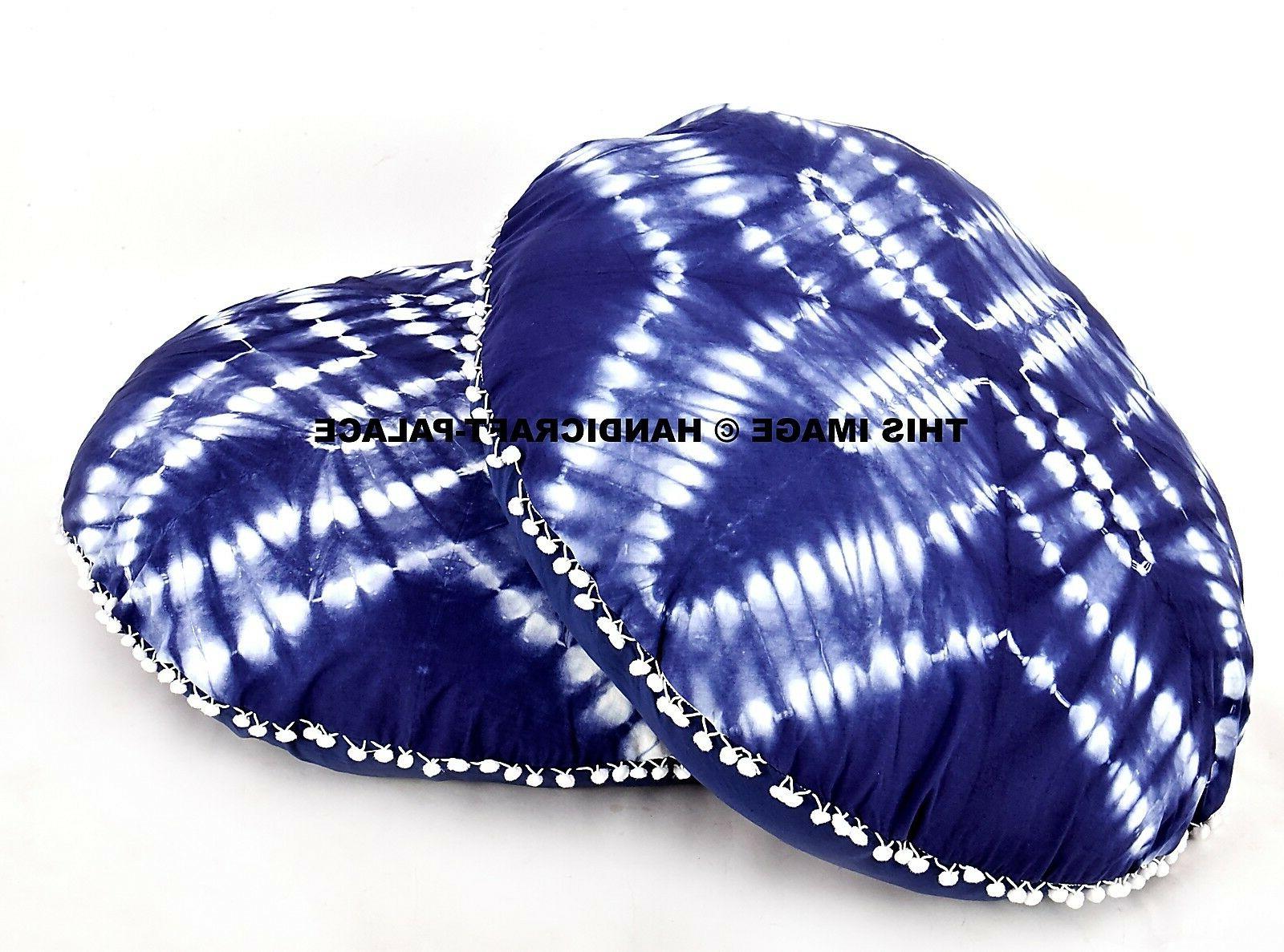 2 pc blu indigo grande indiano cravatta