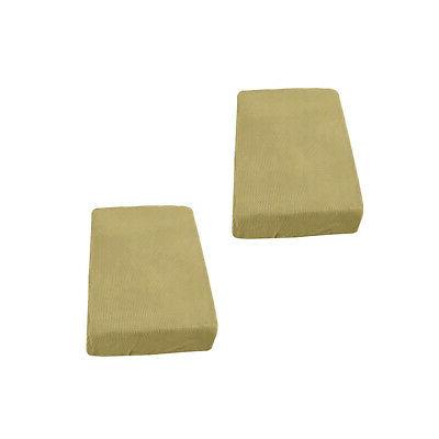 2pcs divano 2 posti beige elastico divano