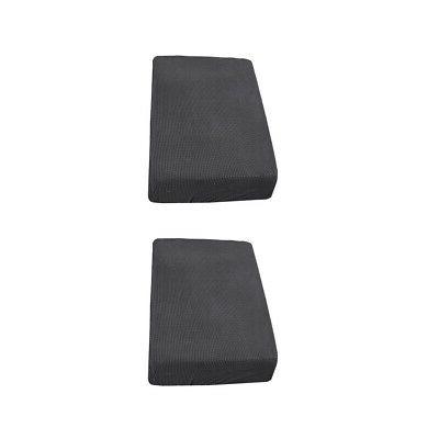 2pcs divano 2 posti grigio elastico divano