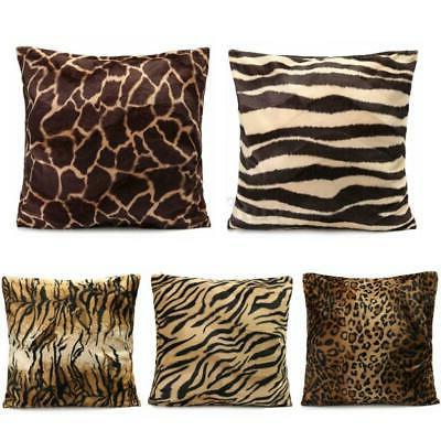 45x45cm copricuscino con motivo pelle animale fodera