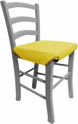 6 cuscini sedie cucina coprisedia imbottiti tinta