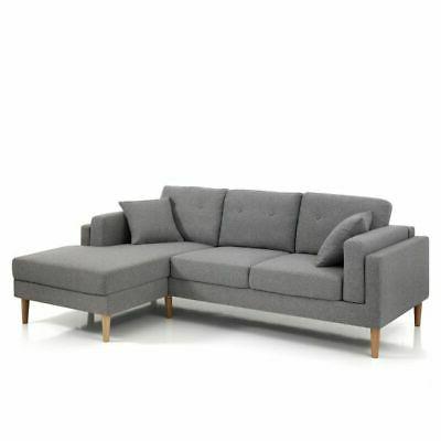 alkmaar divano angolare con penisola chaise longue