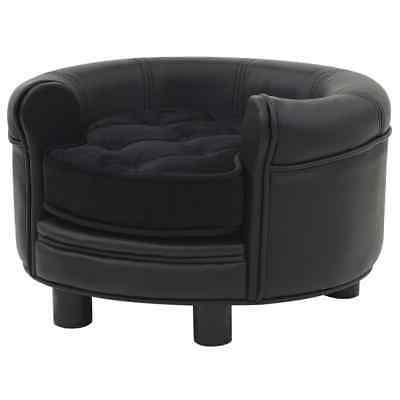 ax divano cani nero peluche similpelle animali