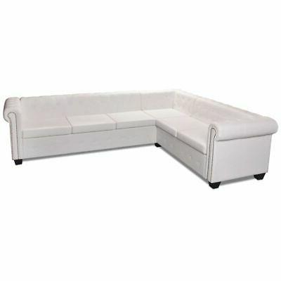 ax divano design chesterfield pelle artificiale casa