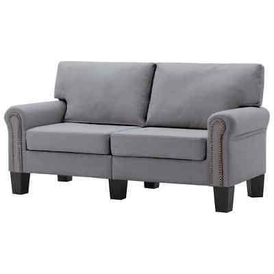 ax divano grigio chiaro relax 2posti 145x70x75cm