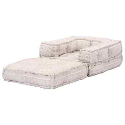 ax divano letto modulare singolo marrone chiaro