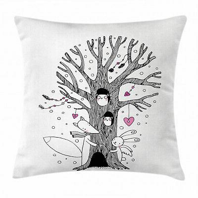 cartoon coperture cuscino del divano albero da