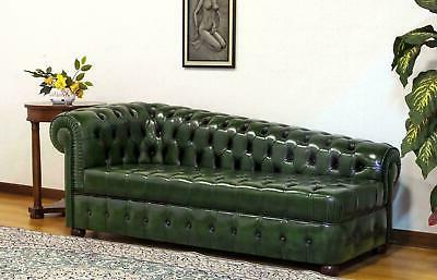 chaiselongues chesterfield divano verde sdraio ottomano reca