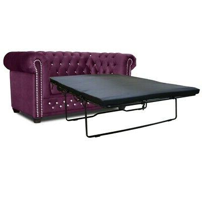 chesterfield blink con funzione letto tessuto divano