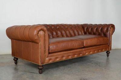 chesterfield divano imbottitura sofa classico pelle 3