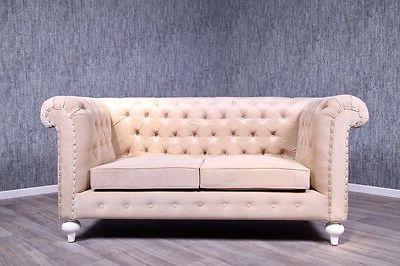 chesterfield divano impero barocco crema beige antico
