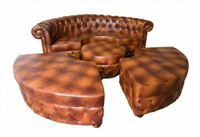 chesterfield rundsofa divano ad angolo imbottitura sedile