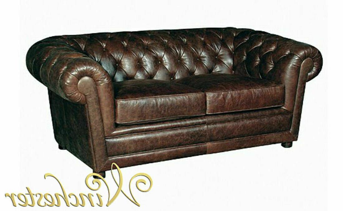 chesterfield similpelle imbottitura divano 2 posti lusso