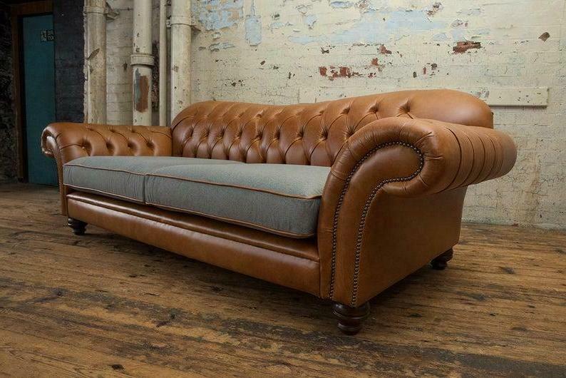 chesterfield similpelle imbottitura divano design classico 3