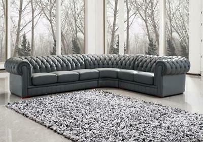 classici chesterfield imbottitura sedile angolo pelle rifini