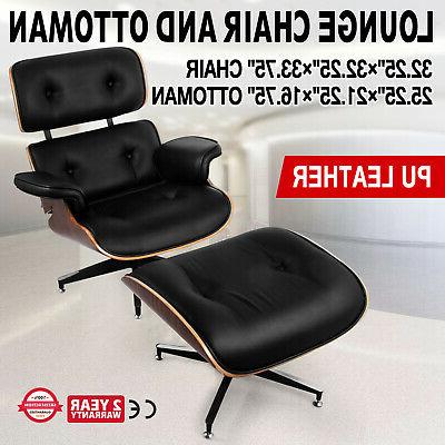 classico poltrona e ottomana pelle sintetica pelle