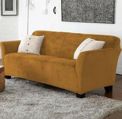 copridivano in velluto velvet salva divano elasticizzato
