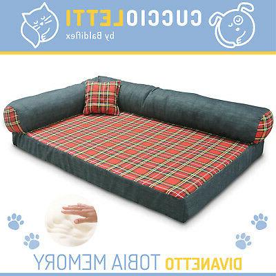 cuccia divano cane morbida con materasso memory